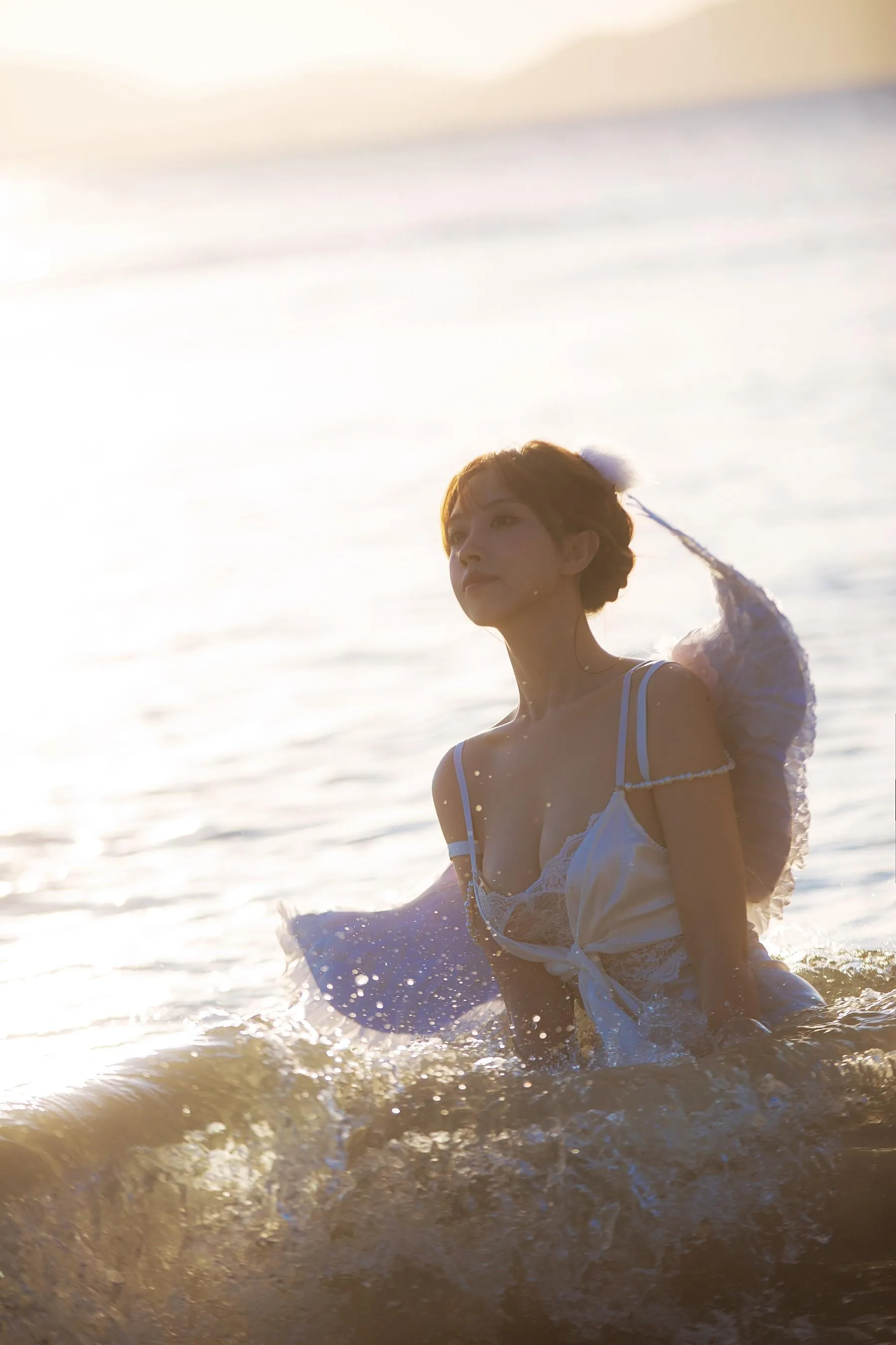 念雪ww – NO.35 海边神明少女 [50P]插图8